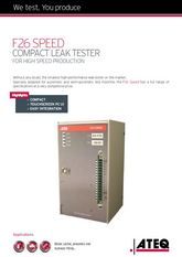 ATEQ F26 SPEED | Detektor nieszczelności