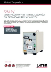 ATEQ F28LPV | Detektor nieszczelności