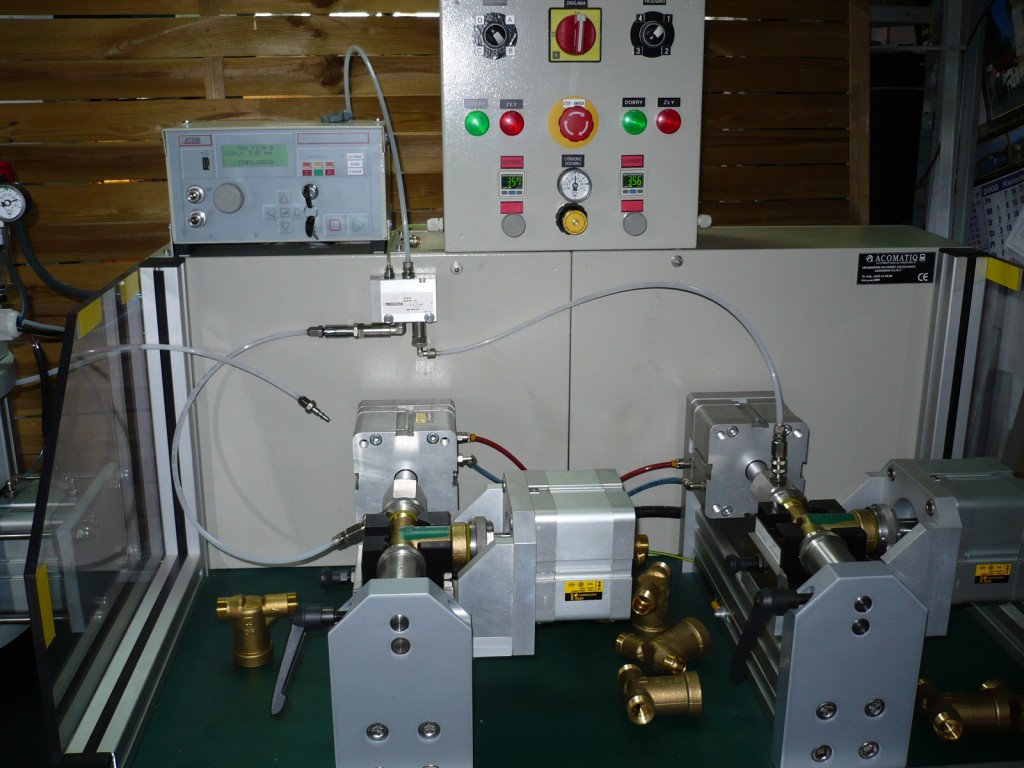 Kontrola szczelności korpusów zaworów oraz komór modułu hydraulicznego